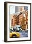 Manhattan Traffic - In the Style of Oil Painting-Philippe Hugonnard-Framed Giclee Print