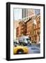 Manhattan Traffic - In the Style of Oil Painting-Philippe Hugonnard-Framed Giclee Print