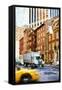 Manhattan Traffic - In the Style of Oil Painting-Philippe Hugonnard-Framed Stretched Canvas