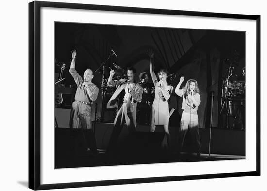 Manhattan Transfer , Odeon Hammersmith, 1988-Brian O'Connor-Framed Photographic Print