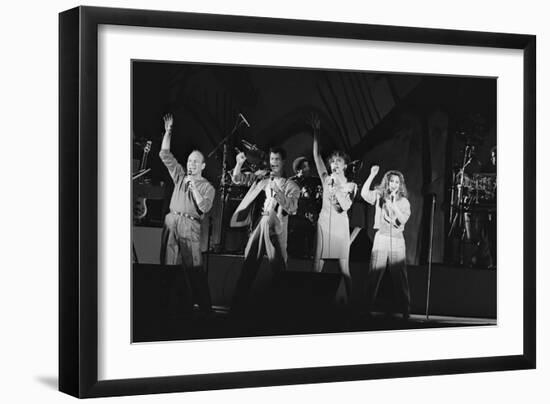 Manhattan Transfer , Odeon Hammersmith, 1988-Brian O'Connor-Framed Photographic Print