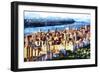 Manhattan Upper West Side-Philippe Hugonnard-Framed Giclee Print