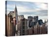 Manhattan View and the Chrysler Building-Philippe Hugonnard-Stretched Canvas