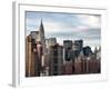 Manhattan View and the Chrysler Building-Philippe Hugonnard-Framed Photographic Print