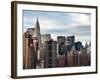 Manhattan View and the Chrysler Building-Philippe Hugonnard-Framed Photographic Print