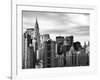 Manhattan View and the Chrysler Building-Philippe Hugonnard-Framed Photographic Print