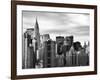 Manhattan View and the Chrysler Building-Philippe Hugonnard-Framed Photographic Print