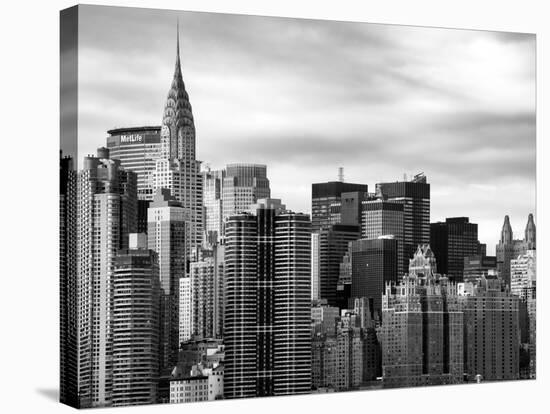 Manhattan View and the Chrysler Building-Philippe Hugonnard-Stretched Canvas