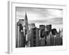 Manhattan View and the Chrysler Building-Philippe Hugonnard-Framed Photographic Print