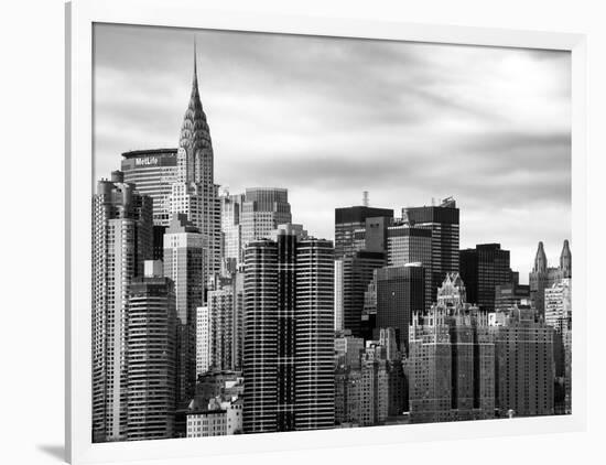 Manhattan View and the Chrysler Building-Philippe Hugonnard-Framed Photographic Print