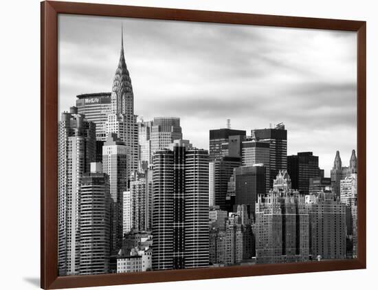 Manhattan View and the Chrysler Building-Philippe Hugonnard-Framed Photographic Print