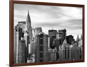 Manhattan View and the Chrysler Building-Philippe Hugonnard-Framed Photographic Print