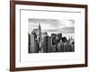 Manhattan View and the Chrysler Building-Philippe Hugonnard-Framed Art Print