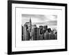 Manhattan View and the Chrysler Building-Philippe Hugonnard-Framed Art Print