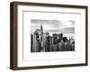 Manhattan View and the Chrysler Building-Philippe Hugonnard-Framed Art Print