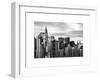 Manhattan View and the Chrysler Building-Philippe Hugonnard-Framed Art Print