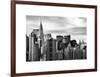 Manhattan View and the Chrysler Building-Philippe Hugonnard-Framed Art Print