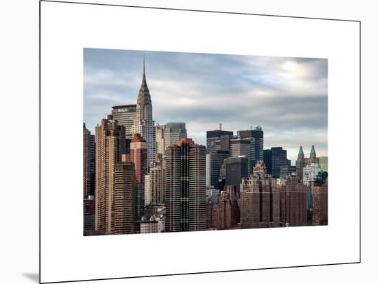 Manhattan View and the Chrysler Building-Philippe Hugonnard-Mounted Art Print