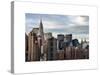 Manhattan View and the Chrysler Building-Philippe Hugonnard-Stretched Canvas