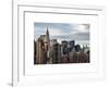 Manhattan View and the Chrysler Building-Philippe Hugonnard-Framed Art Print