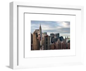 Manhattan View and the Chrysler Building-Philippe Hugonnard-Framed Art Print