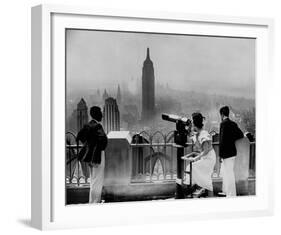 Manhattan, View from Radio City Music Hall, 1935-The Chelsea Collection-Framed Giclee Print