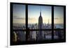 Manhattan View from the Window-Philippe Hugonnard-Framed Giclee Print