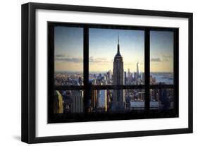 Manhattan View from the Window-Philippe Hugonnard-Framed Giclee Print