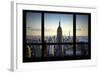 Manhattan View from the Window-Philippe Hugonnard-Framed Giclee Print