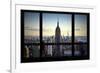 Manhattan View from the Window-Philippe Hugonnard-Framed Giclee Print