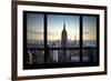 Manhattan View from the Window-Philippe Hugonnard-Framed Giclee Print