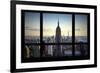 Manhattan View from the Window-Philippe Hugonnard-Framed Giclee Print