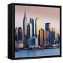 Manhattan, View of Midtown Manhattan across the Hudson River, New York, USA-Gavin Hellier-Framed Stretched Canvas