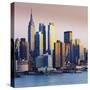 Manhattan, View of Midtown Manhattan across the Hudson River, New York, USA-Gavin Hellier-Stretched Canvas