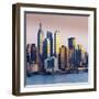 Manhattan, View of Midtown Manhattan across the Hudson River, New York, USA-Gavin Hellier-Framed Photographic Print