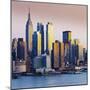 Manhattan, View of Midtown Manhattan across the Hudson River, New York, USA-Gavin Hellier-Mounted Photographic Print