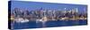 Manhattan, View of Midtown Manhattan across the Hudson River, New York, USA-Gavin Hellier-Stretched Canvas