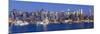 Manhattan, View of Midtown Manhattan across the Hudson River, New York, USA-Gavin Hellier-Mounted Photographic Print