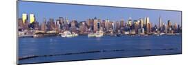 Manhattan, View of Midtown Manhattan across the Hudson River, New York, USA-Gavin Hellier-Mounted Photographic Print