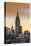 Manhattan, View of the Empire State Building and Midtown Manhattan across the Hudson River-Gavin Hellier-Stretched Canvas