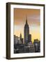 Manhattan, View of the Empire State Building and Midtown Manhattan across the Hudson River-Gavin Hellier-Framed Photographic Print