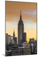 Manhattan, View of the Empire State Building and Midtown Manhattan across the Hudson River-Gavin Hellier-Mounted Photographic Print