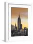 Manhattan, View of the Empire State Building and Midtown Manhattan across the Hudson River-Gavin Hellier-Framed Photographic Print