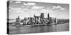 Manhattan waterfront, NYC-null-Stretched Canvas