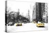 Manhattan Winter Day-Philippe Hugonnard-Stretched Canvas