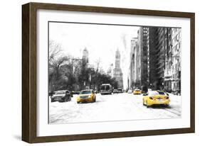 Manhattan Winter Day-Philippe Hugonnard-Framed Giclee Print