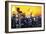 Manhattan Yellow Night-Philippe Hugonnard-Framed Giclee Print