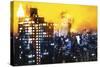Manhattan Yellow Night-Philippe Hugonnard-Stretched Canvas