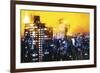 Manhattan Yellow Night-Philippe Hugonnard-Framed Giclee Print