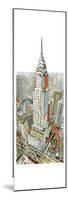 Manhattan-HR-FM-Mounted Premium Giclee Print